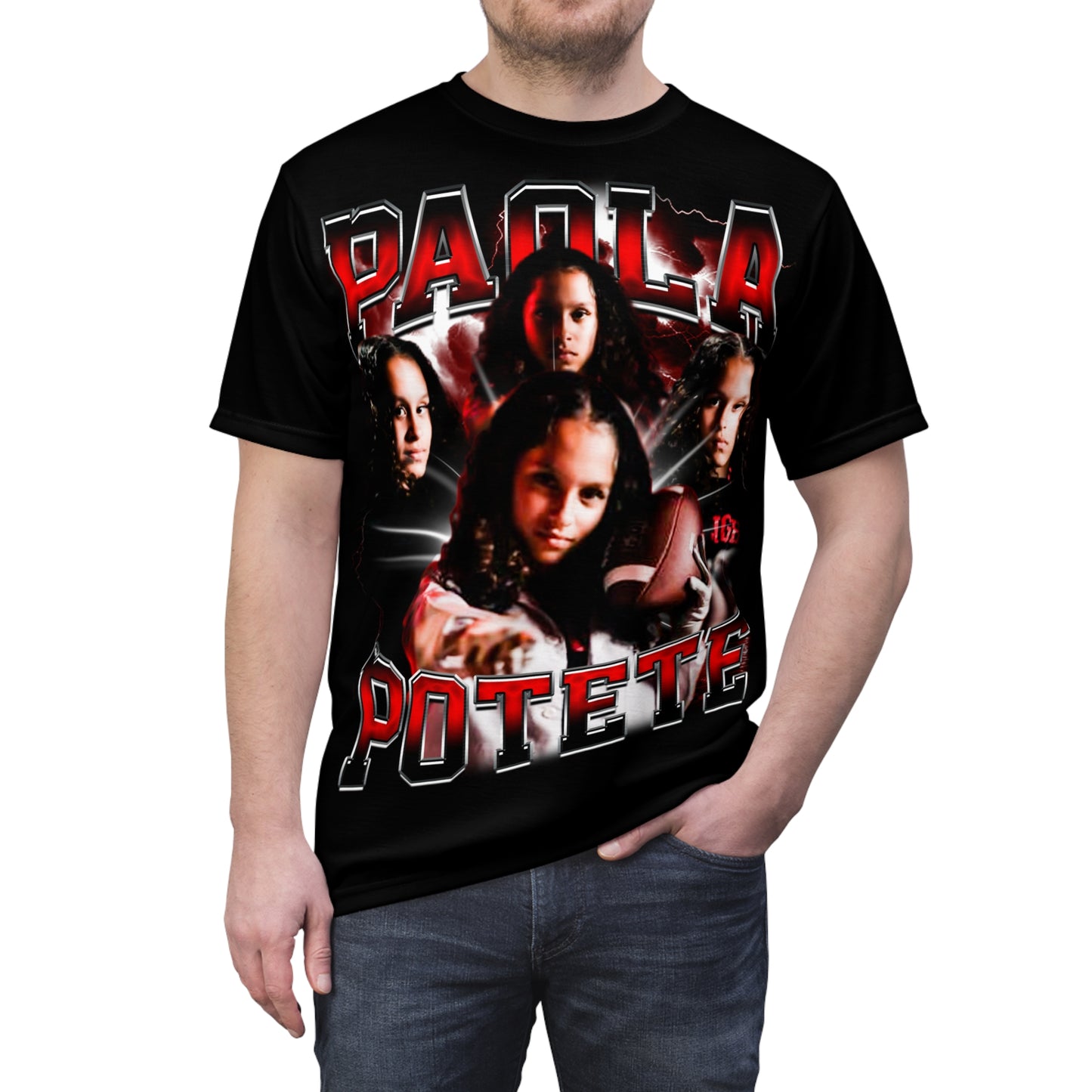 Paola Potete Vintage Full Print Tee
