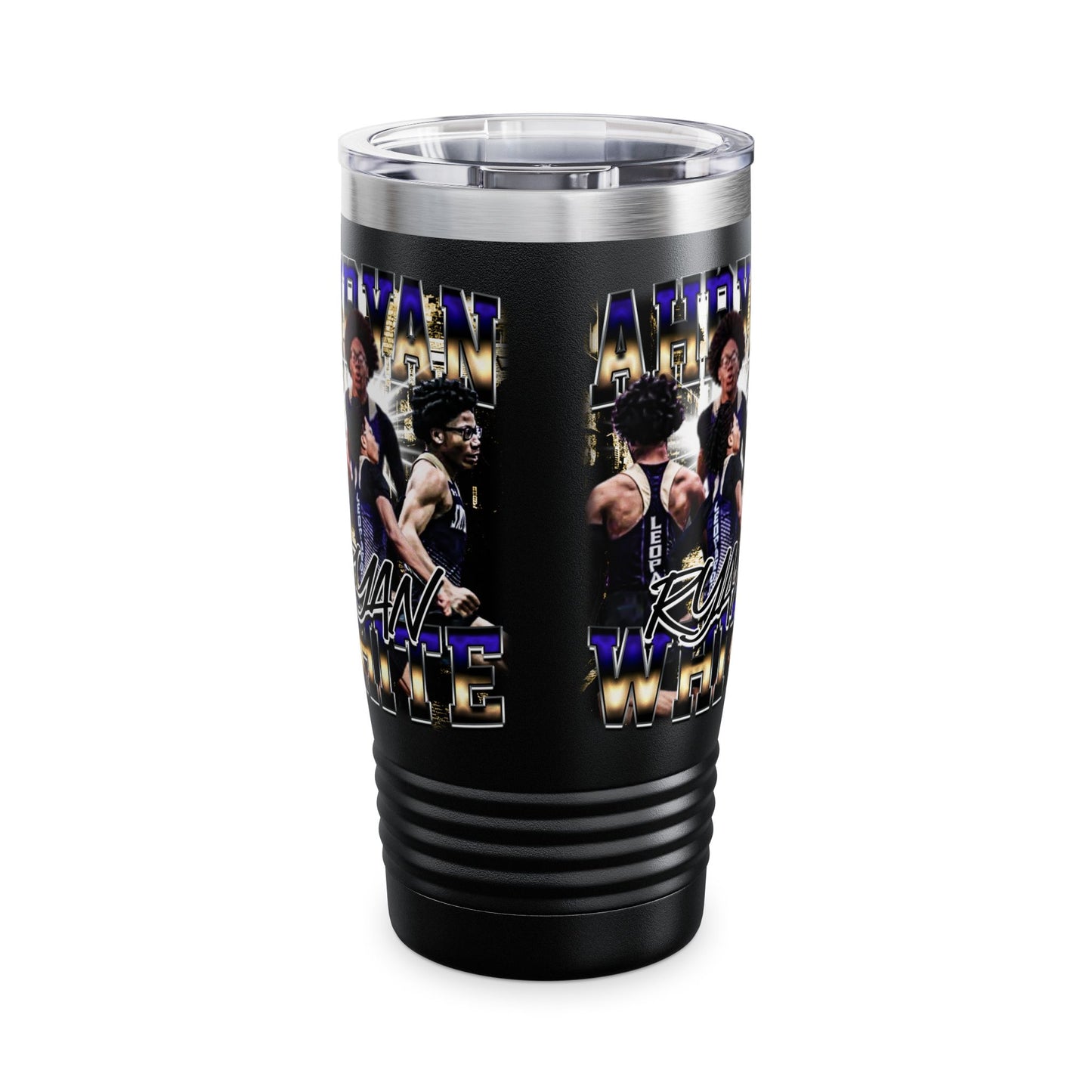 Ahryan White Stainless Steal Tumbler