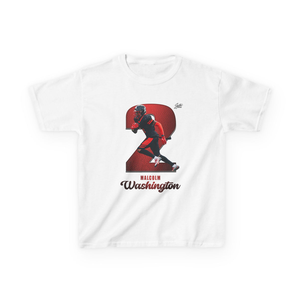 Malcolm Washington Youth Heavy Cotton Tee