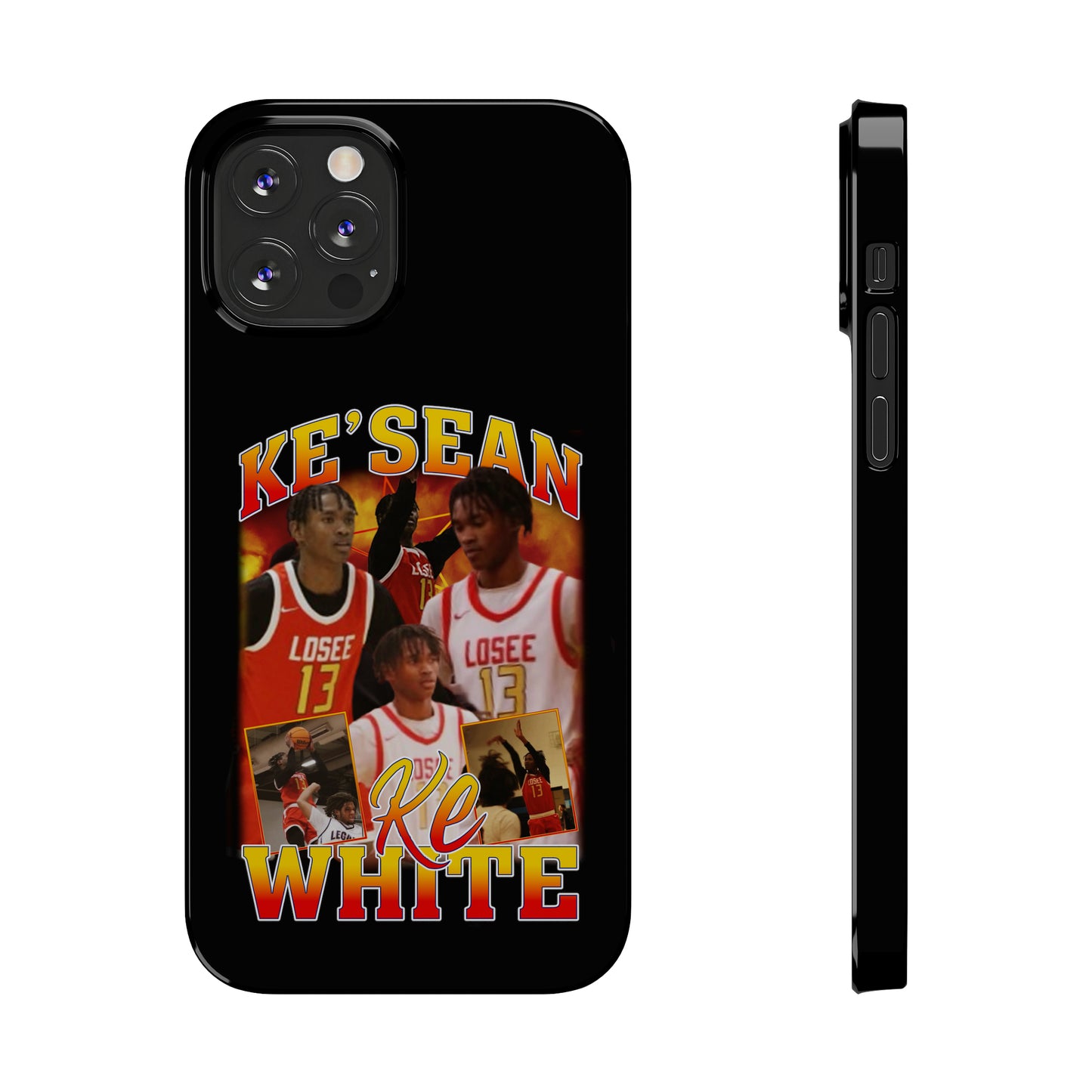 Ke'sean White Phone Case