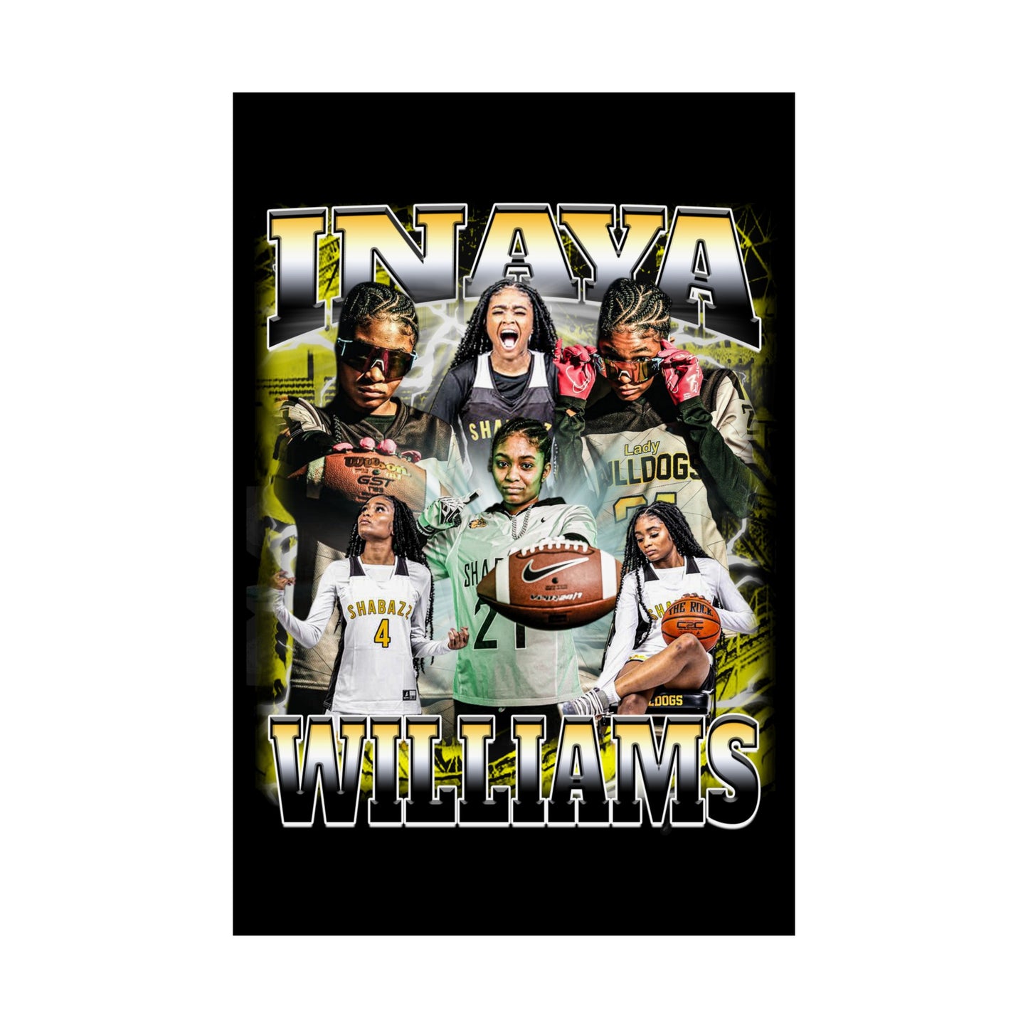 Inaya Williams Poster 24" x 36"