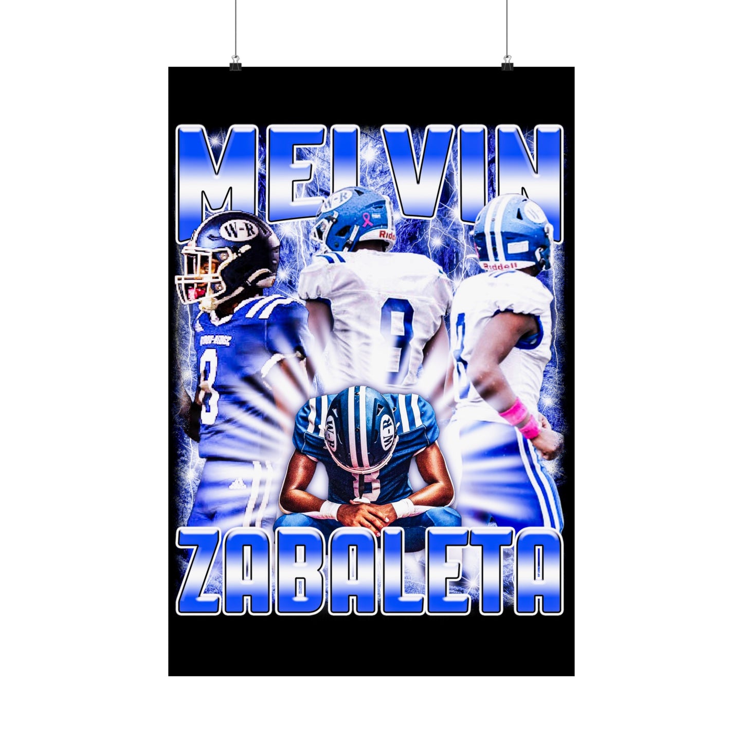 Melvin Zabaleta Poster 24" x 36"