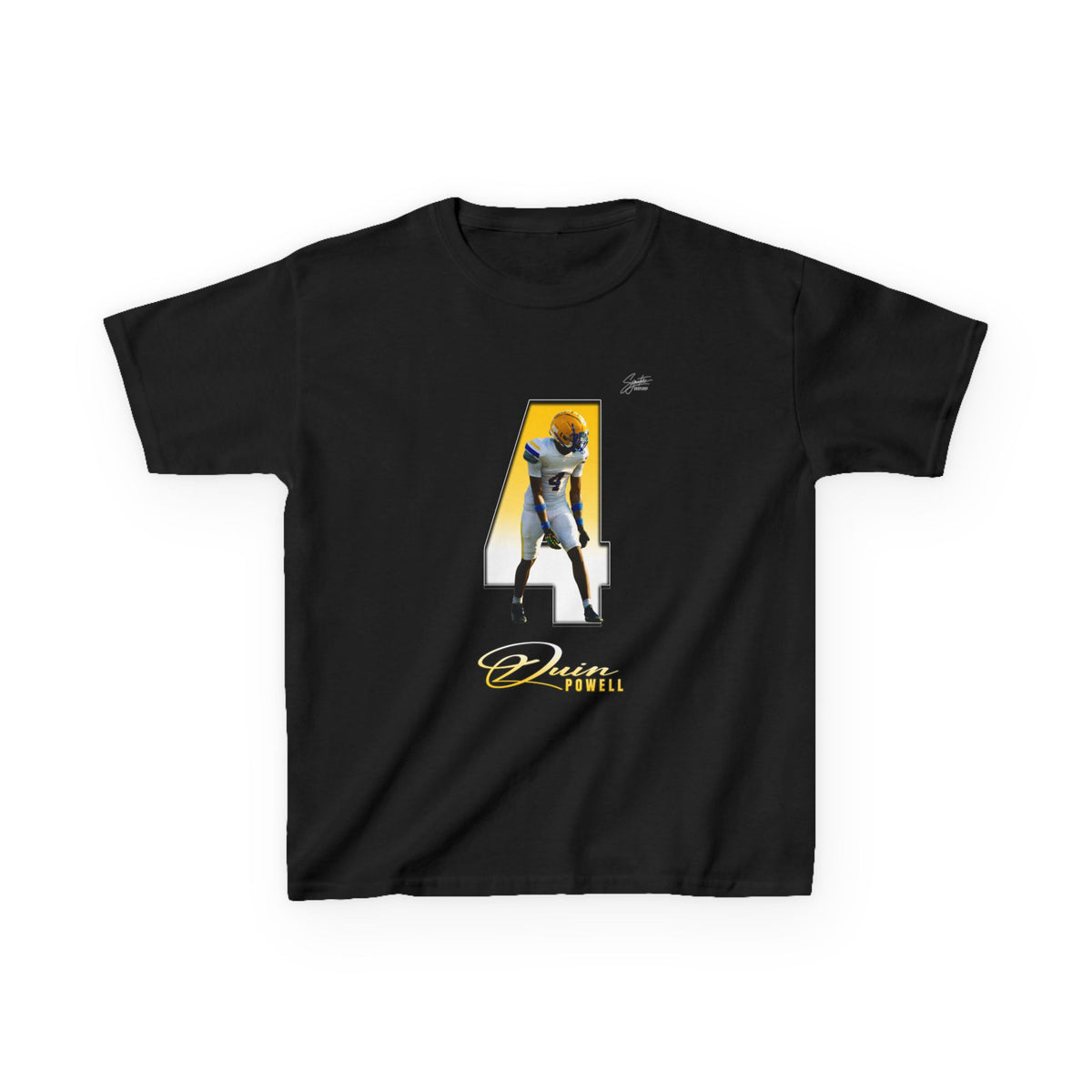 Quin Powell Youth Heavy Cotton Tee