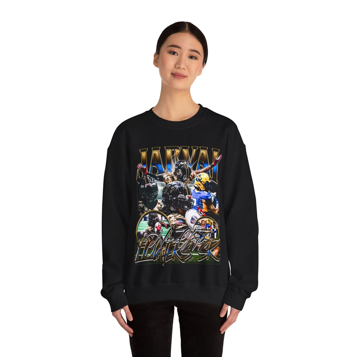 Jarvai Flowers Sr Crewneck Sweatshirt