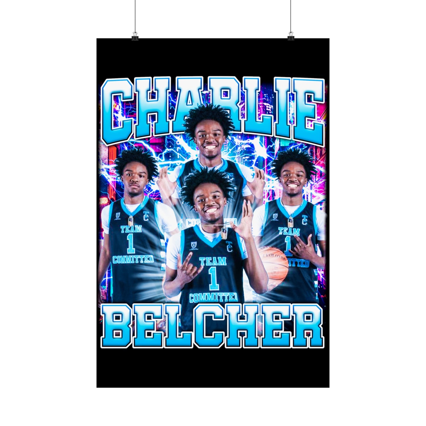 Charlie Belcher Poster 24" x 36"