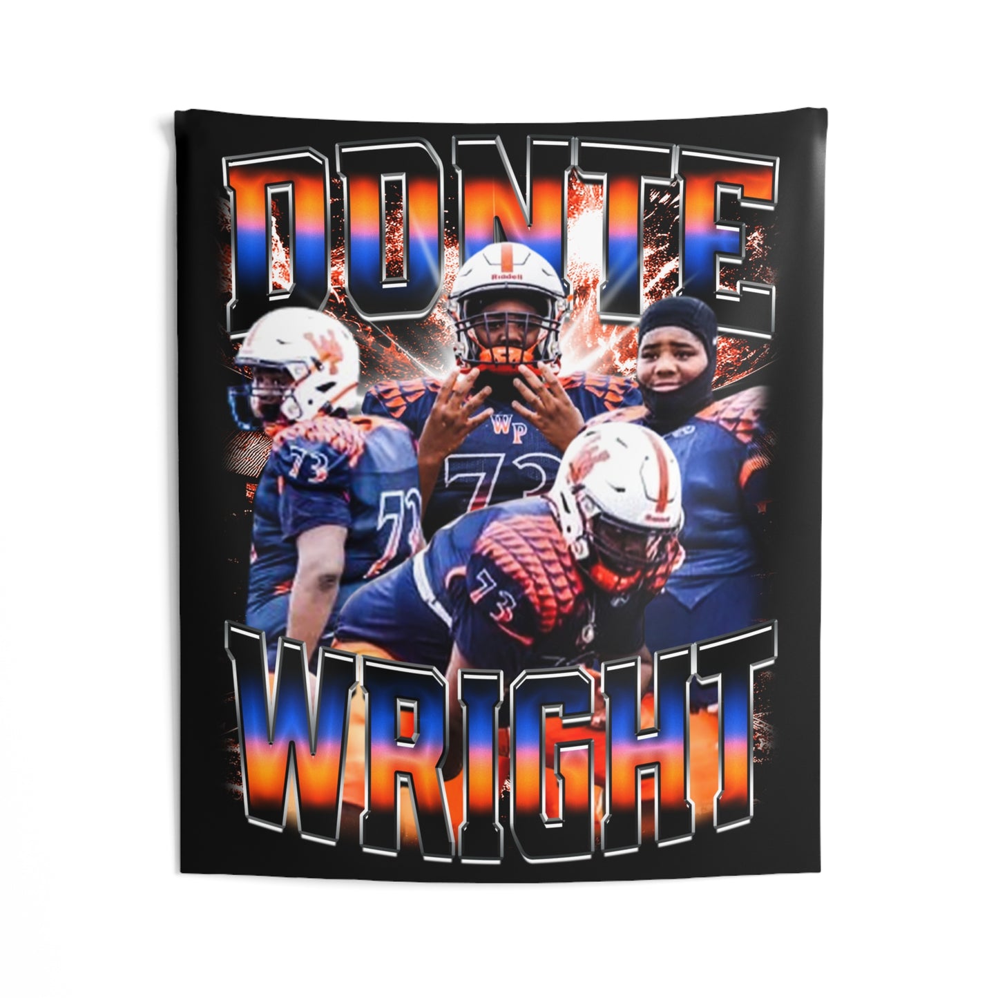 Donte Wright Tapestry 50” x 60”