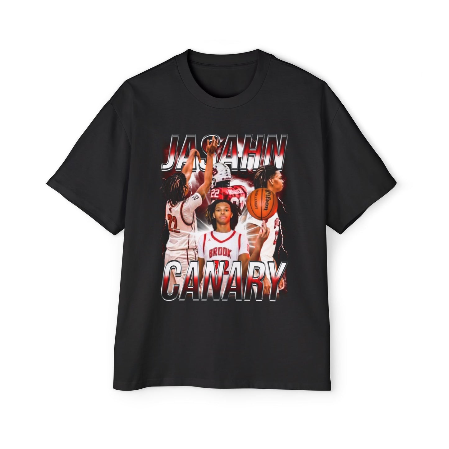 Jasahn Canary Oversized Retro Tee