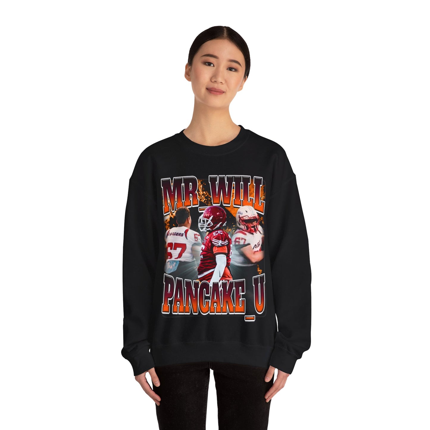 Mr_will Pancake_u Crewneck Sweatshirt