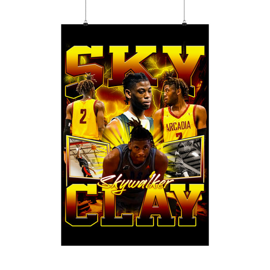 Sky Clay Poster 24" x 36"