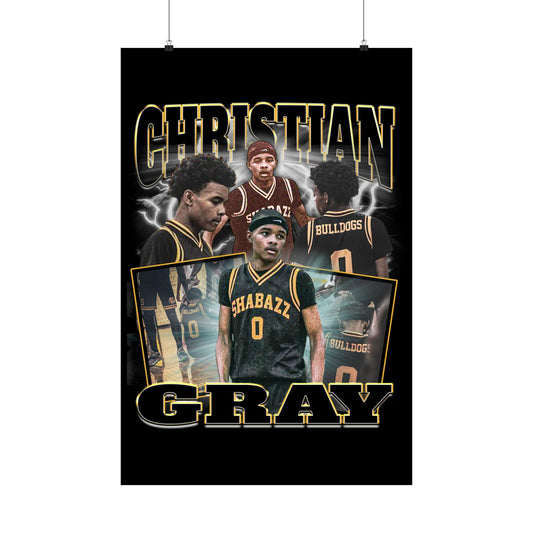 Christian Gray Poster 24" x 36"
