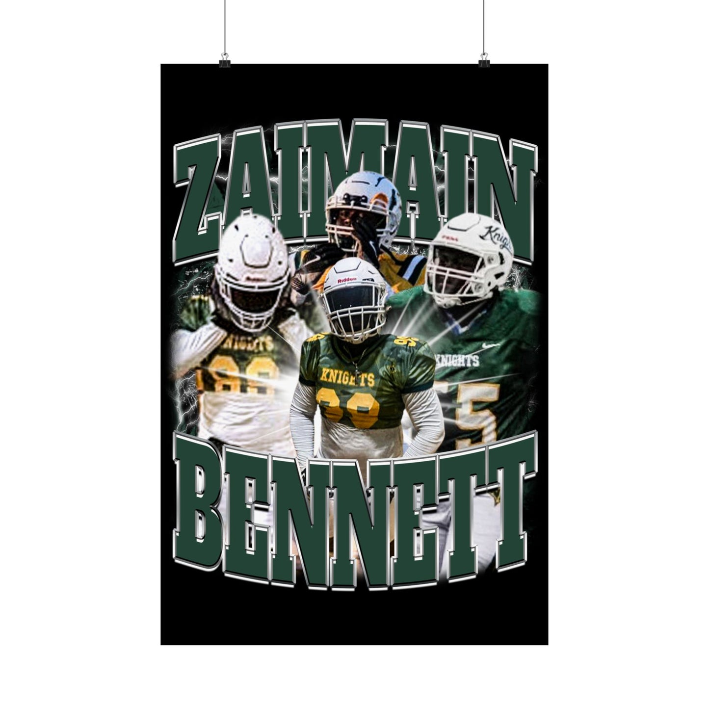 Zaimain Bennett Poster 24" x 36"