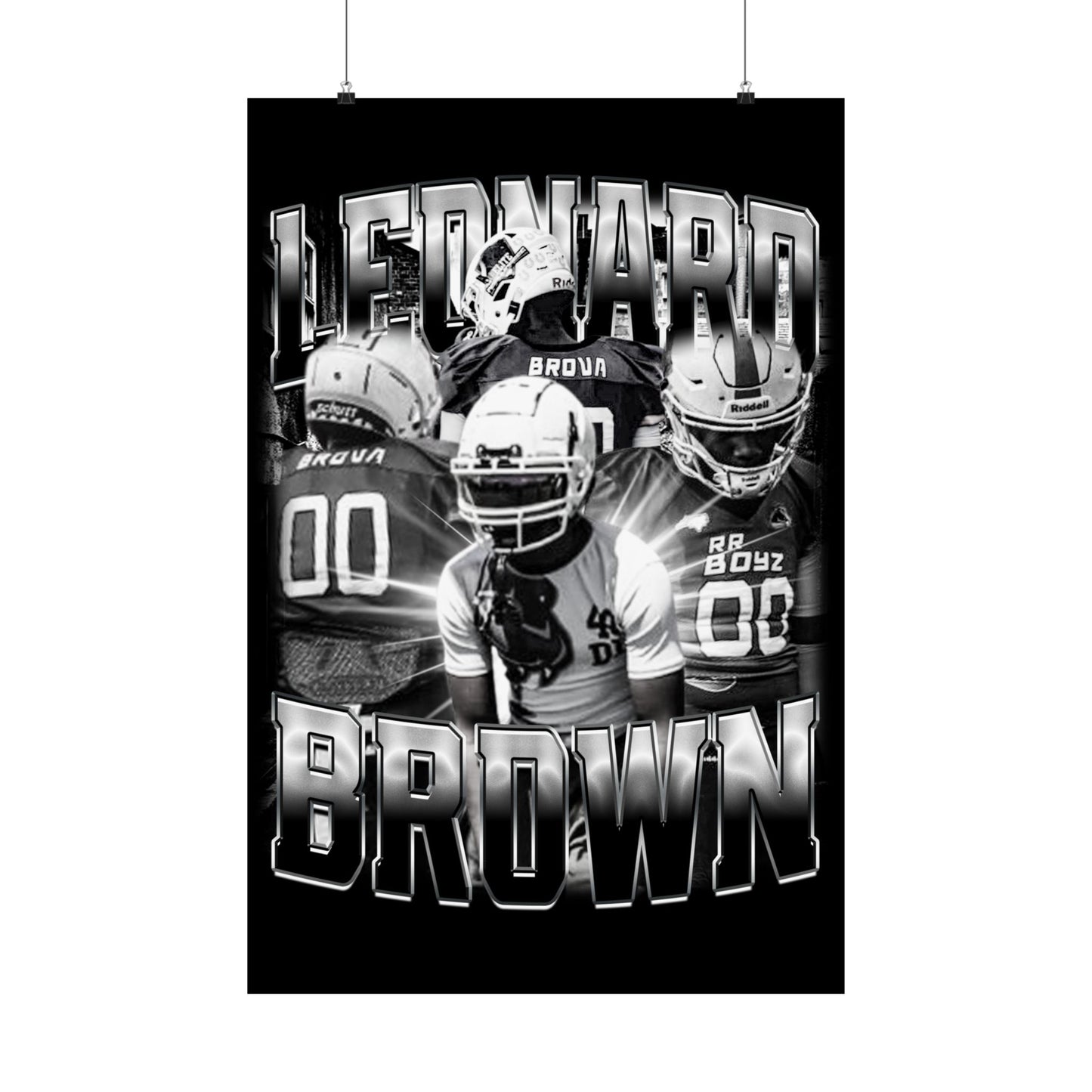 Leonard Brown Poster 24" x 36"