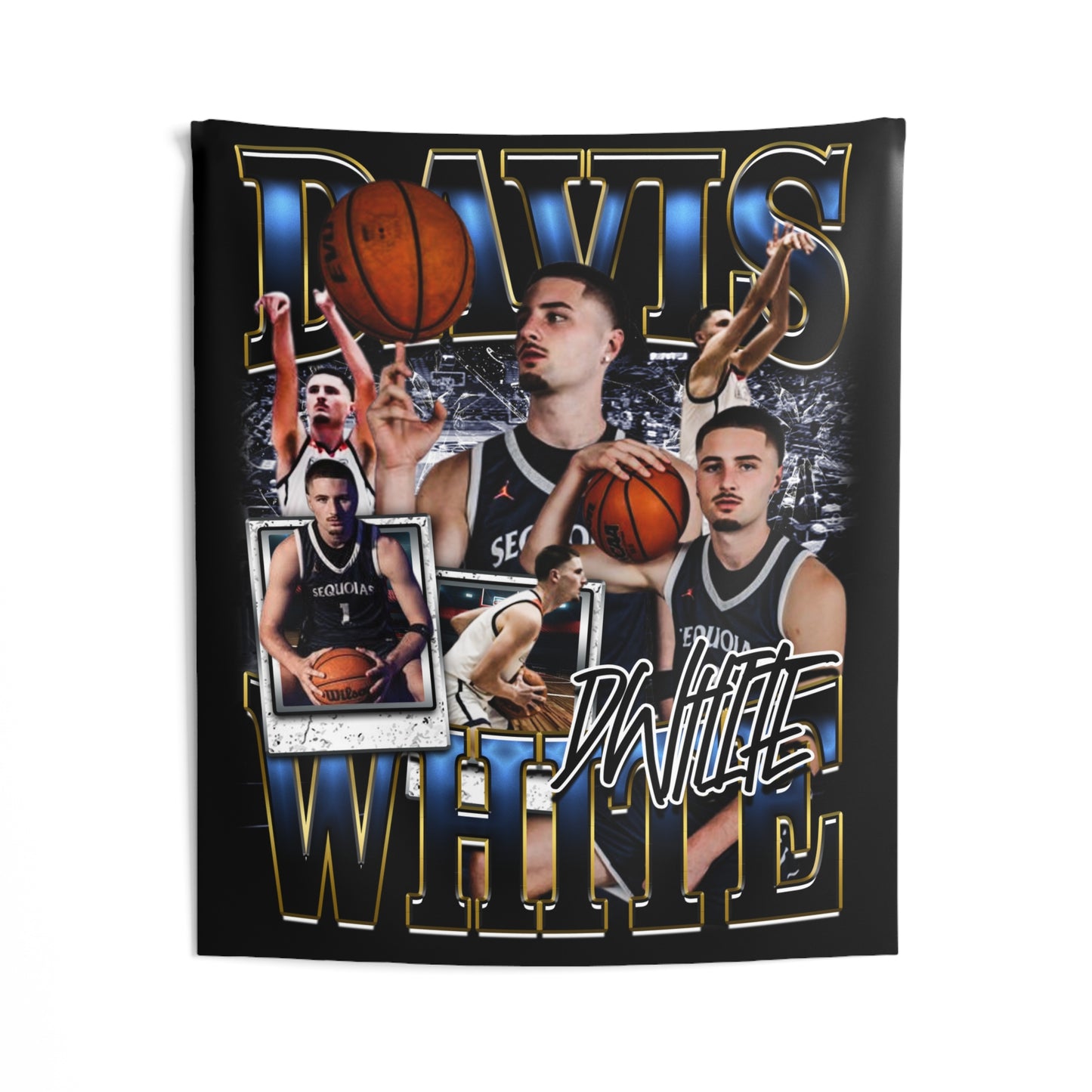Davis White Tapestry 50” x 60”