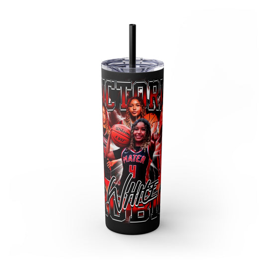 Victoria White-Rubio Stainless Steal Tumbler
