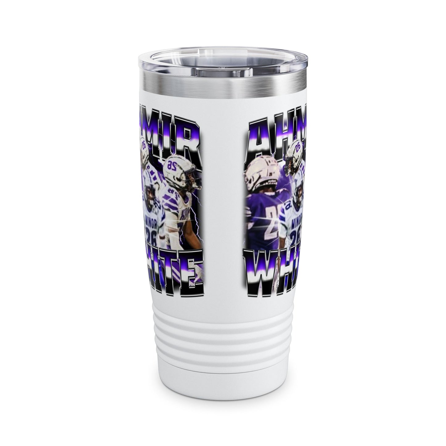 Ahmir White Stainless Steal Tumbler