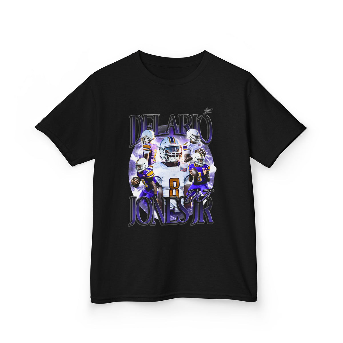 Delario Jones Jr Youth Heavy Cotton Tee