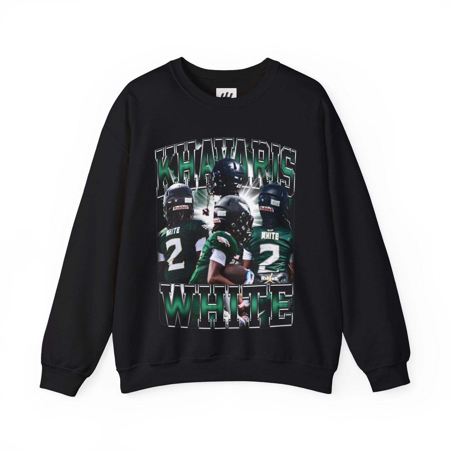 Khavaris White Crewneck Sweatshirt