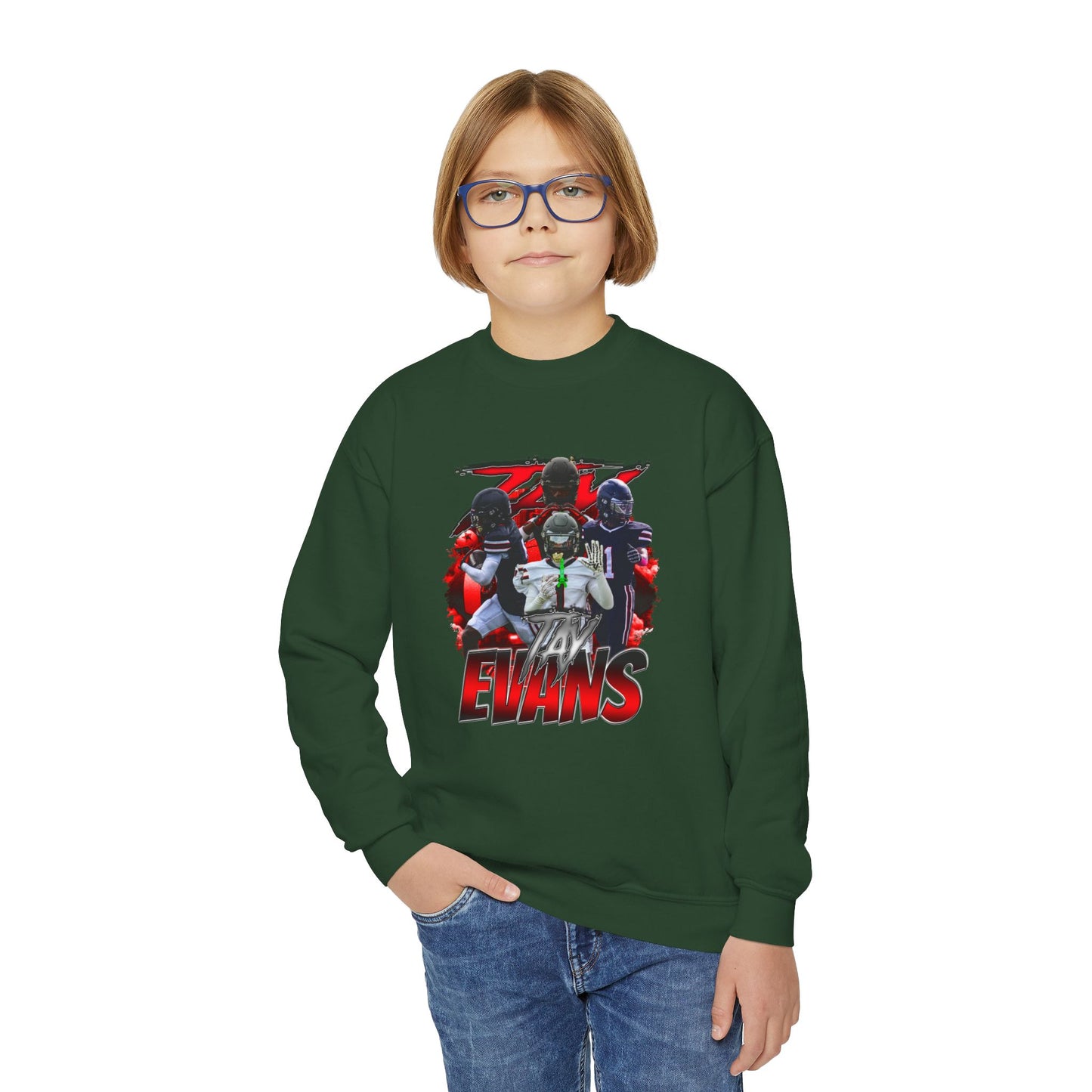 Tay Evans Youth Crewneck Sweatshirt