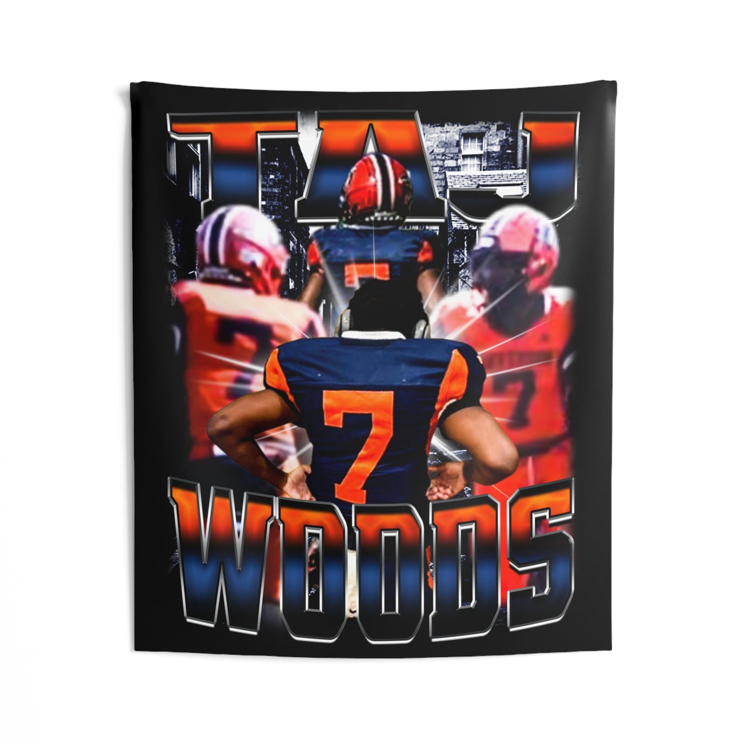 Taj Woods Tapestry 50” x 60”