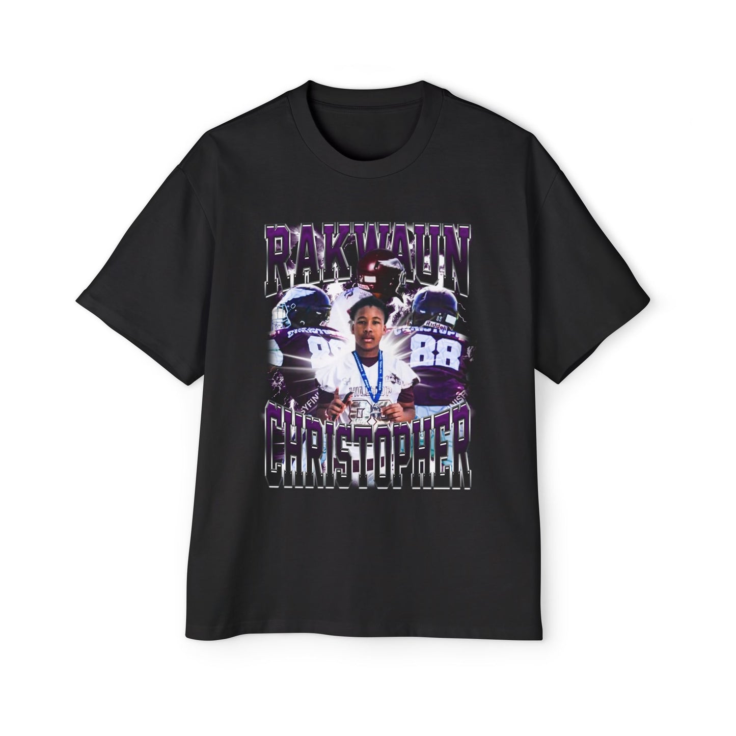 Rakwaun Christopher Oversized Retro Tee
