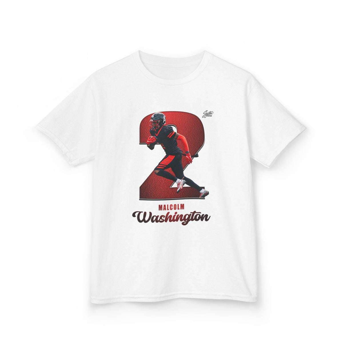 Malcolm Washington Youth Heavy Cotton Tee