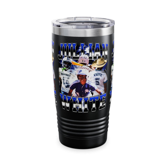 Jullian White Stainless Steal Tumbler