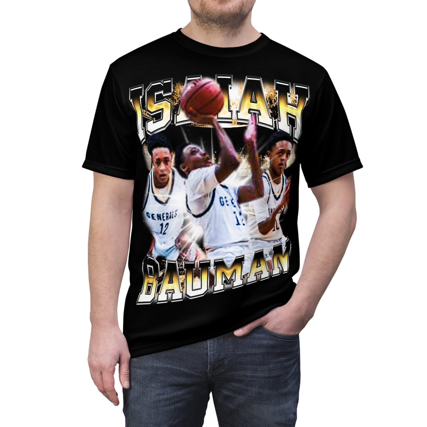 Isaiah Bauman Vintage Full Print Tee