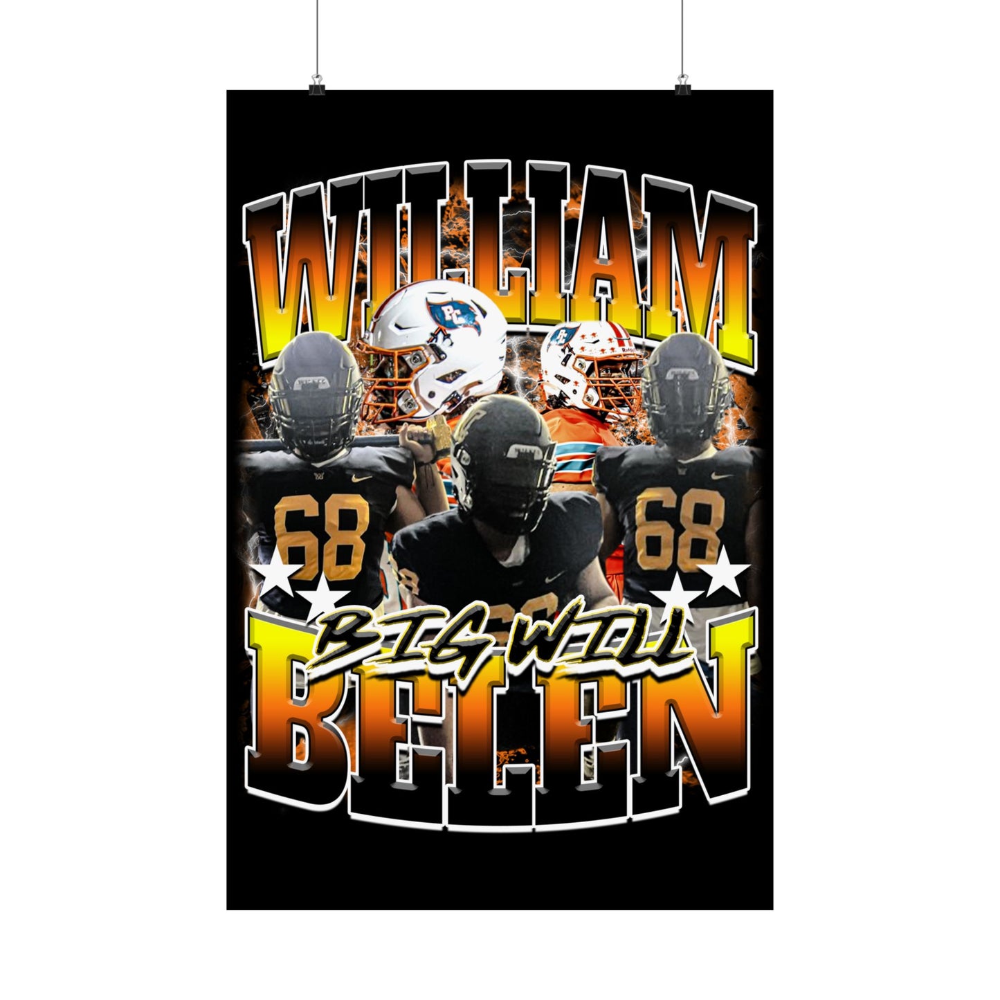 William Belen Poster 24" x 36"