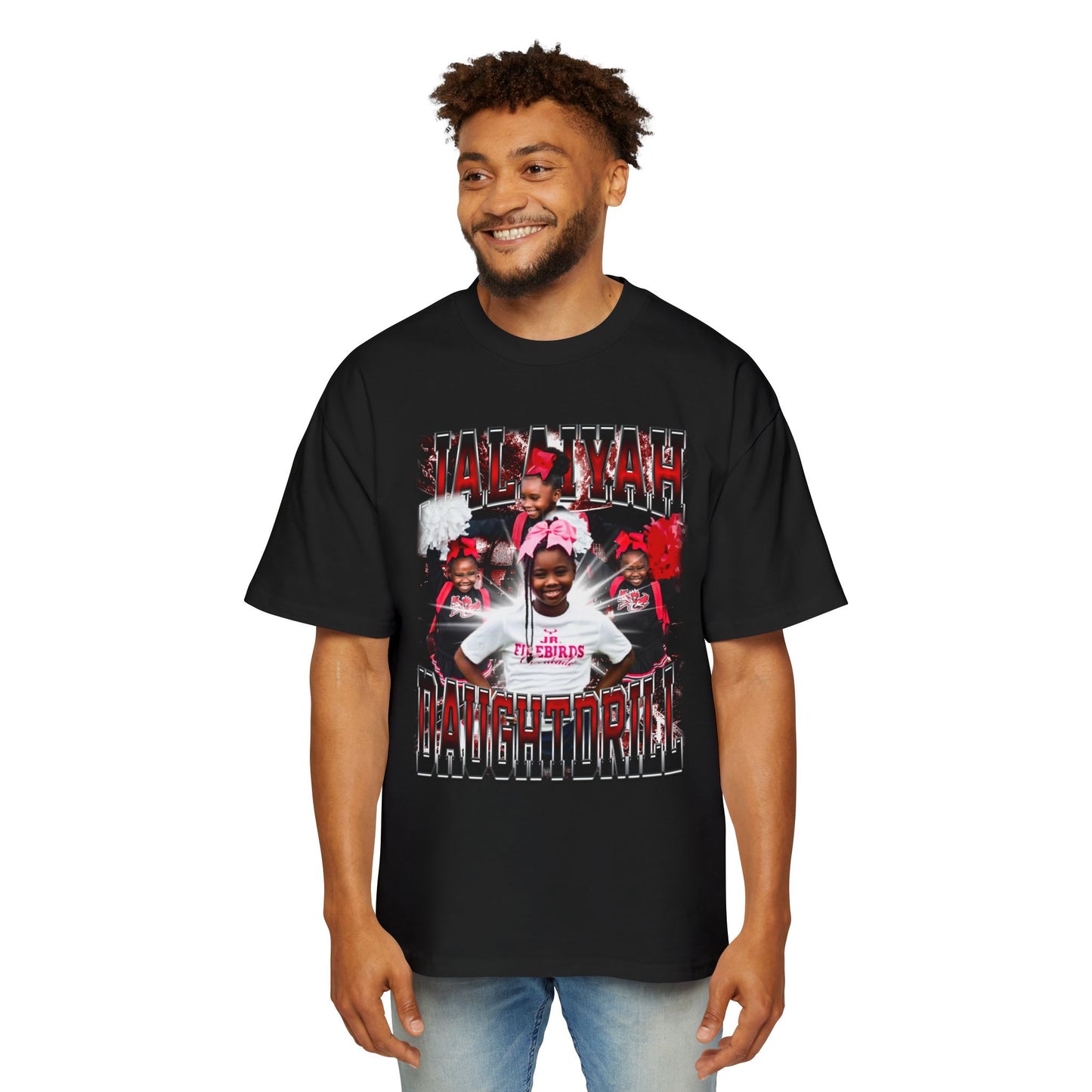 Jalaiyah Daughtdrill Oversized Retro Tee