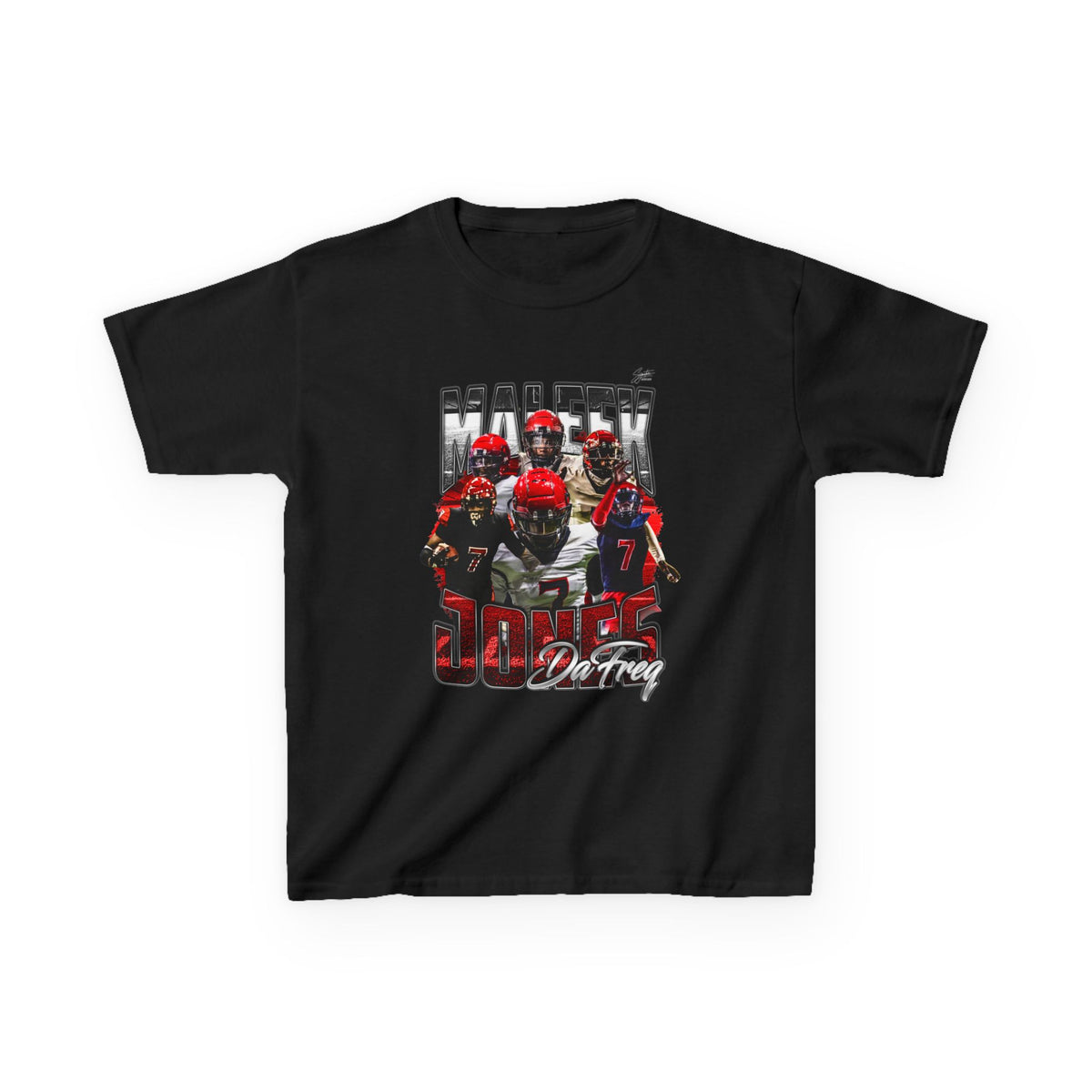 Maleek jones Youth Heavy Cotton Tee