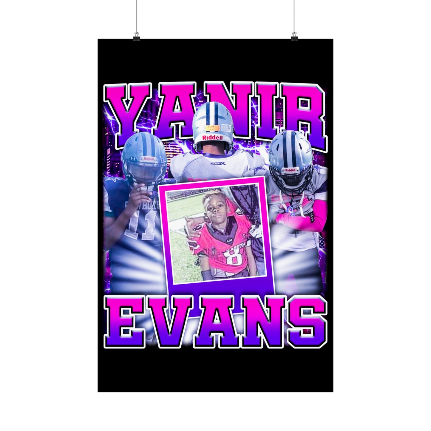 Yanir Evans Poster 24" x 36"