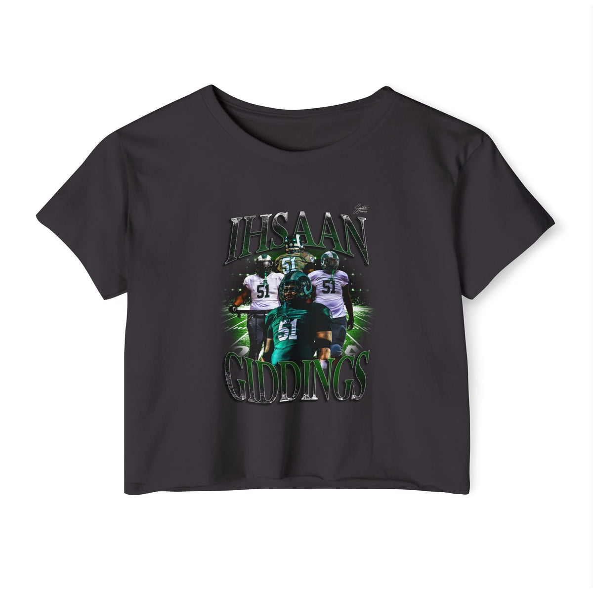 Ihsaan Giddings Crop Top