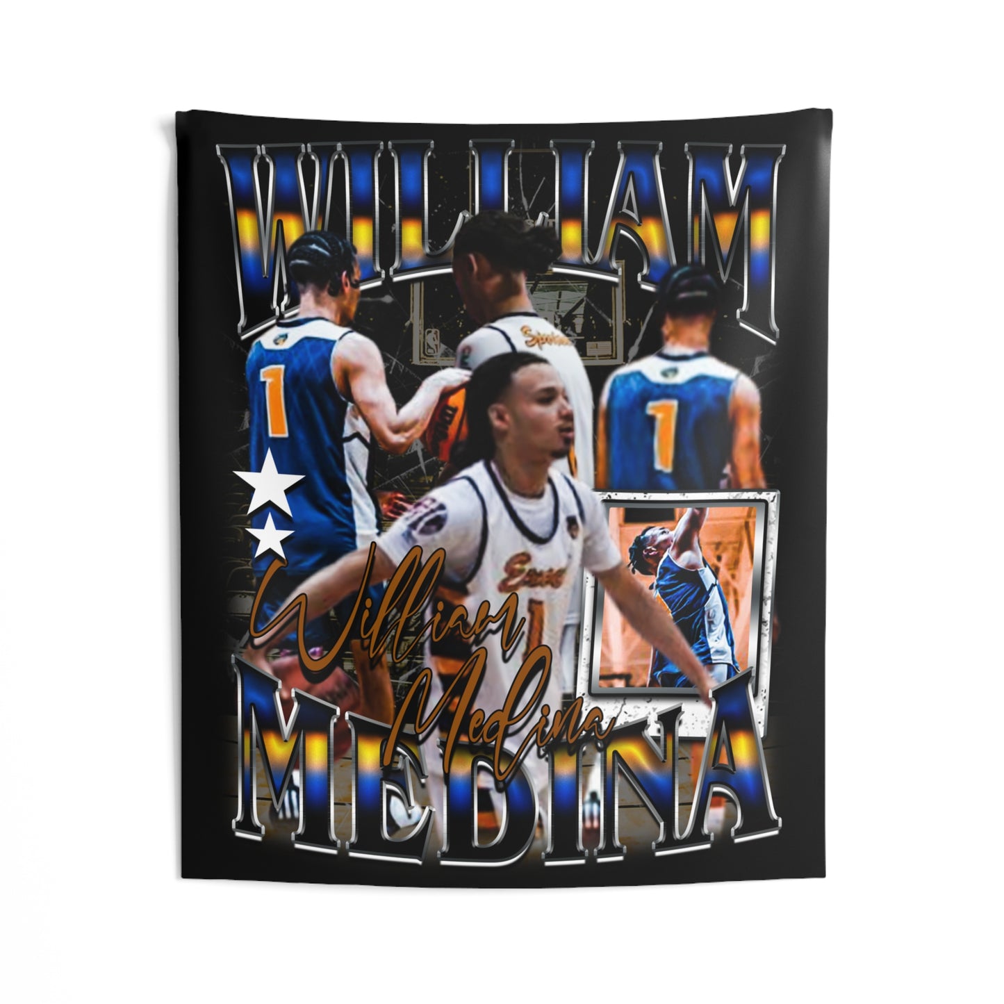 William Medina Tapestry 50” x 60”