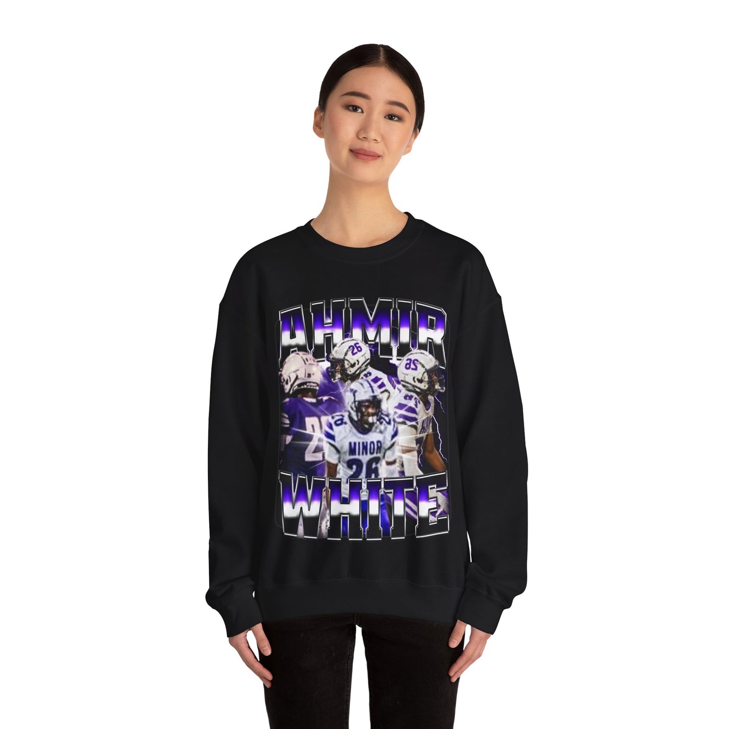 Ahmir White Crewneck Sweatshirt