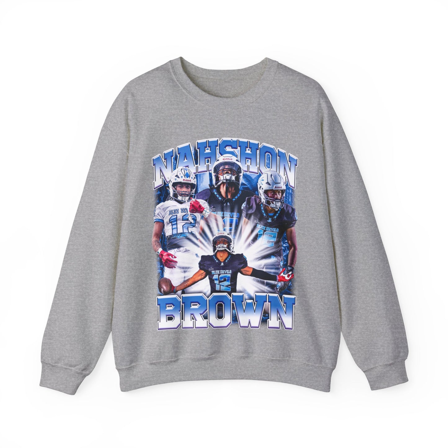 Nahshon Brown Crewneck Sweatshirt