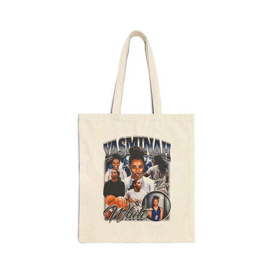 YASMINAH WHITE Tote Bag