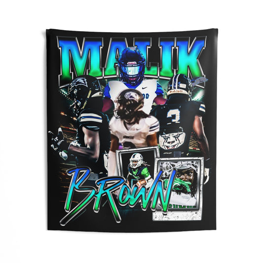 Malik Brown Tapestry 50” x 60”