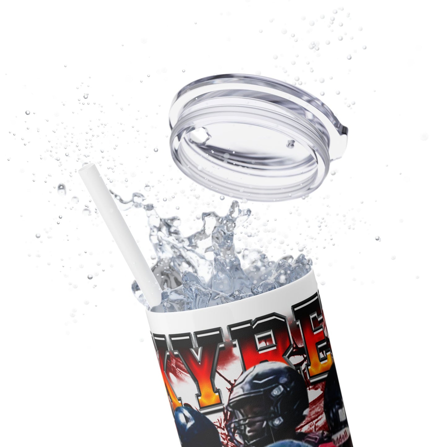 Kyree White Stainless Steal Tumbler