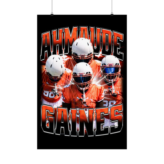 Ahmaude Gaines Poster 24" x 36"