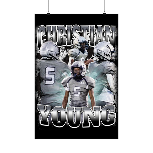 Christian Young Poster 24" x 36"