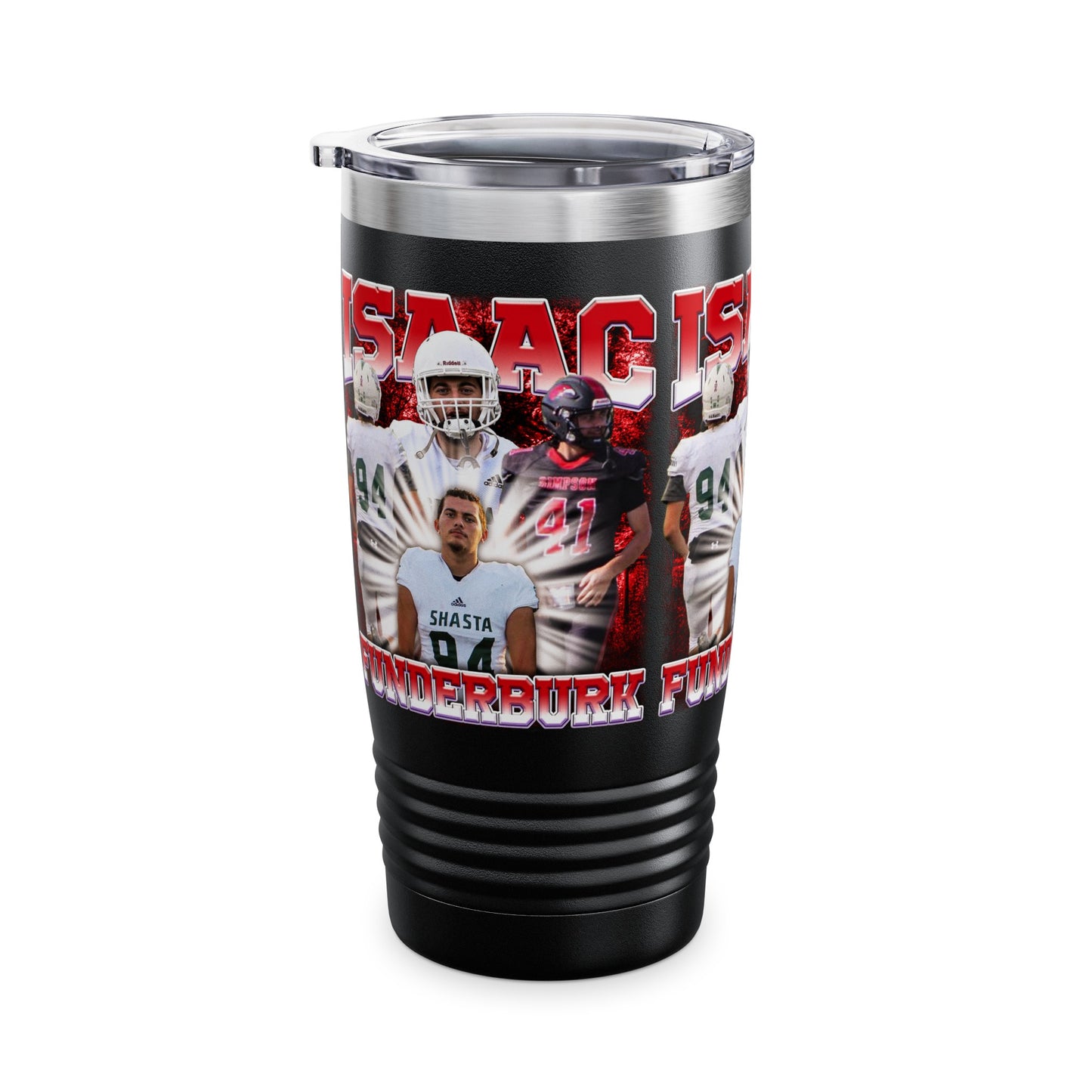 Isaac Funderburk Stainless Steel Tumbler