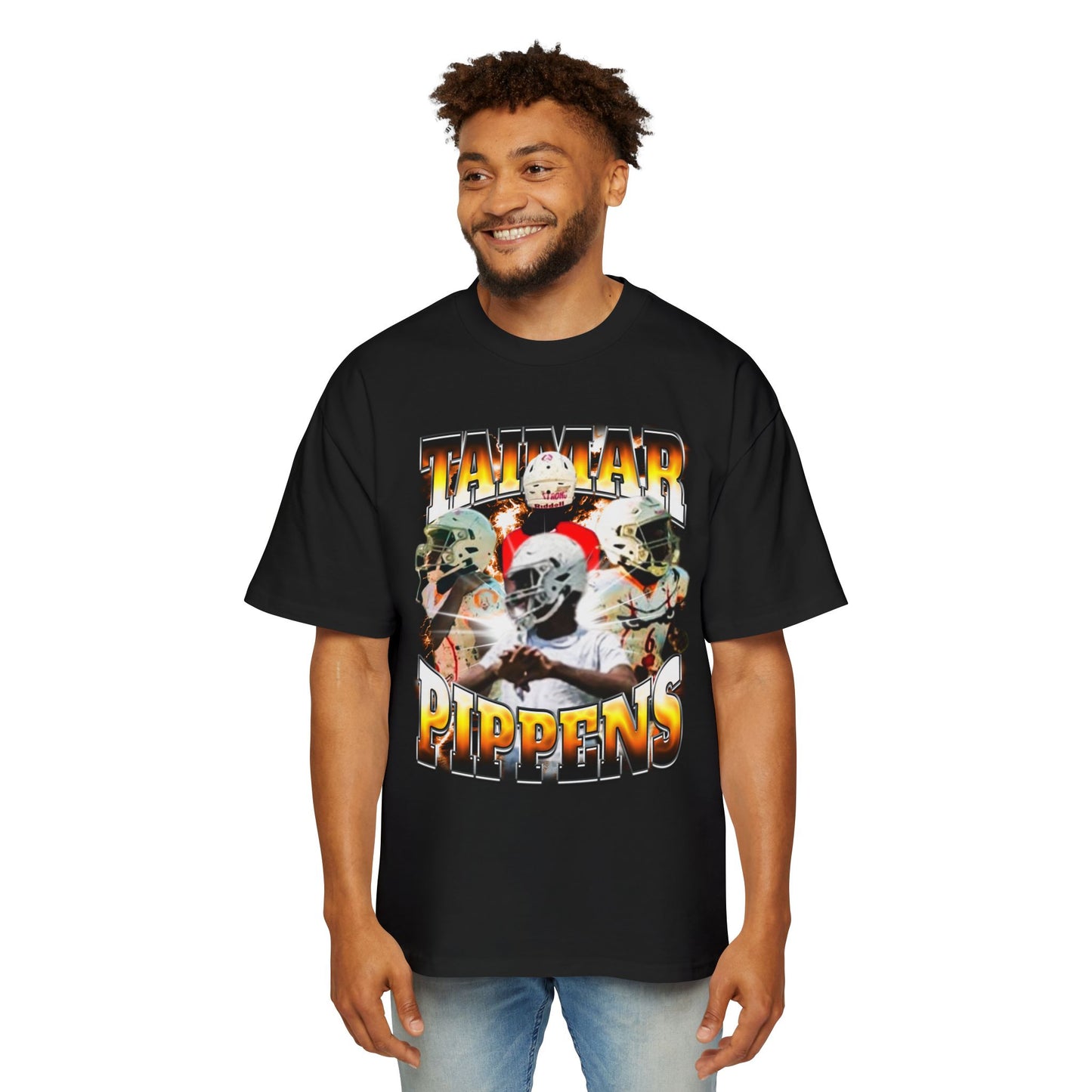 Taimar Pippens Oversized Retro Tee