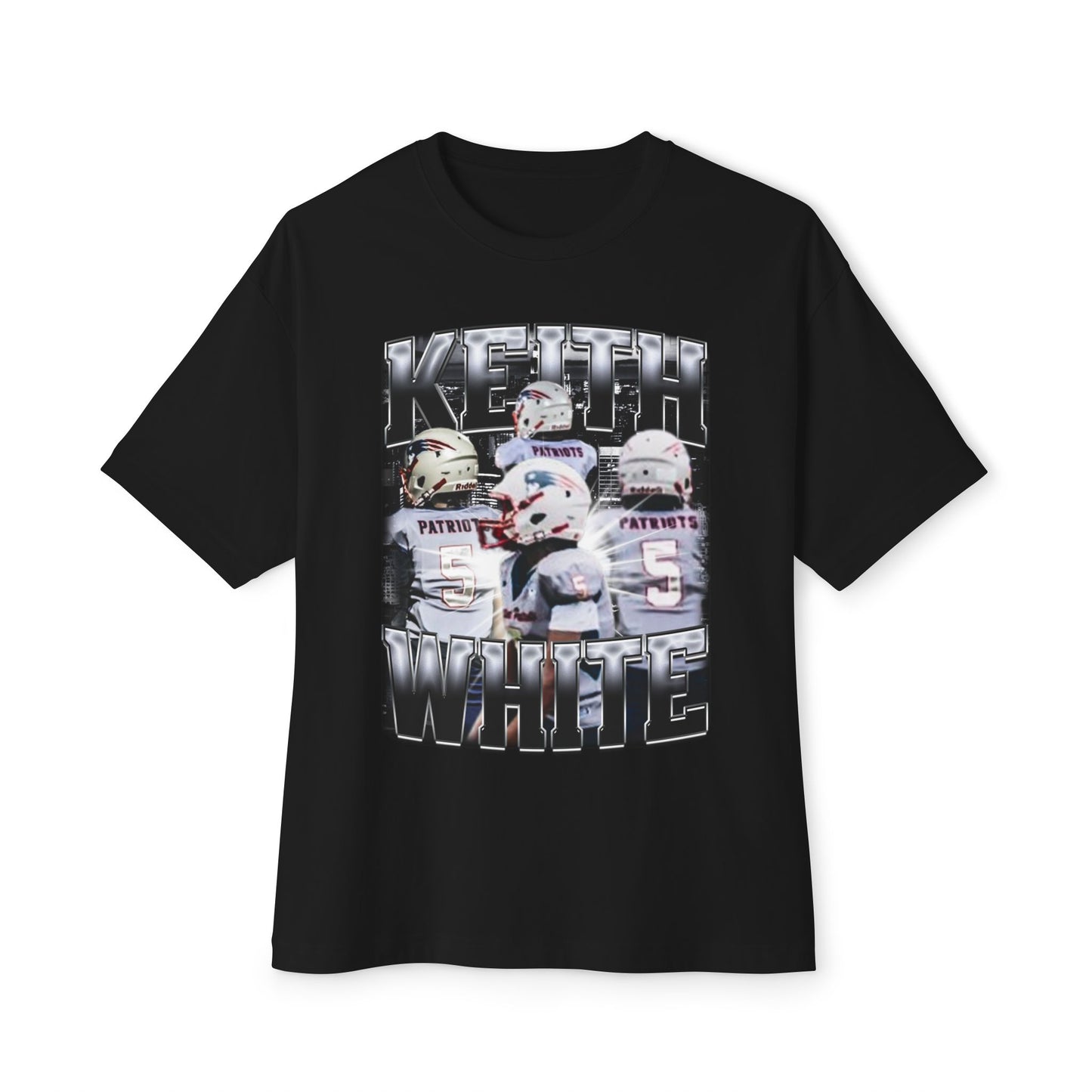 Keith White Oversized Vintage Tee