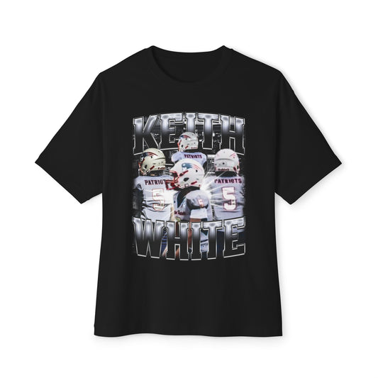 Keith White Oversized Vintage Tee