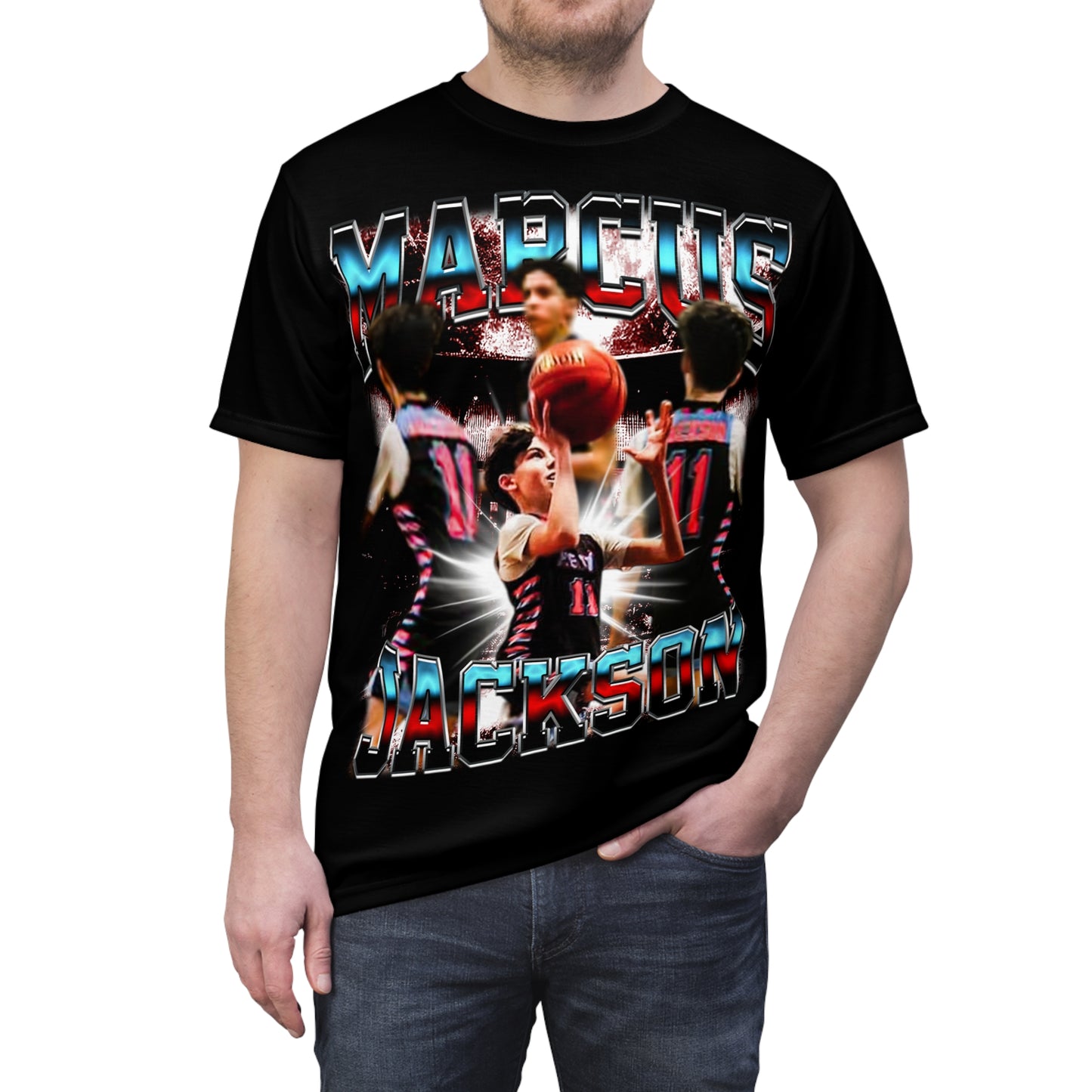 Marcus Jackson Vintage Full Print Tee