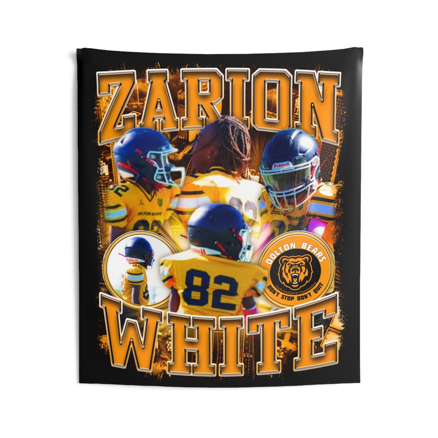 Zarion White Tapestry 50” x 60”