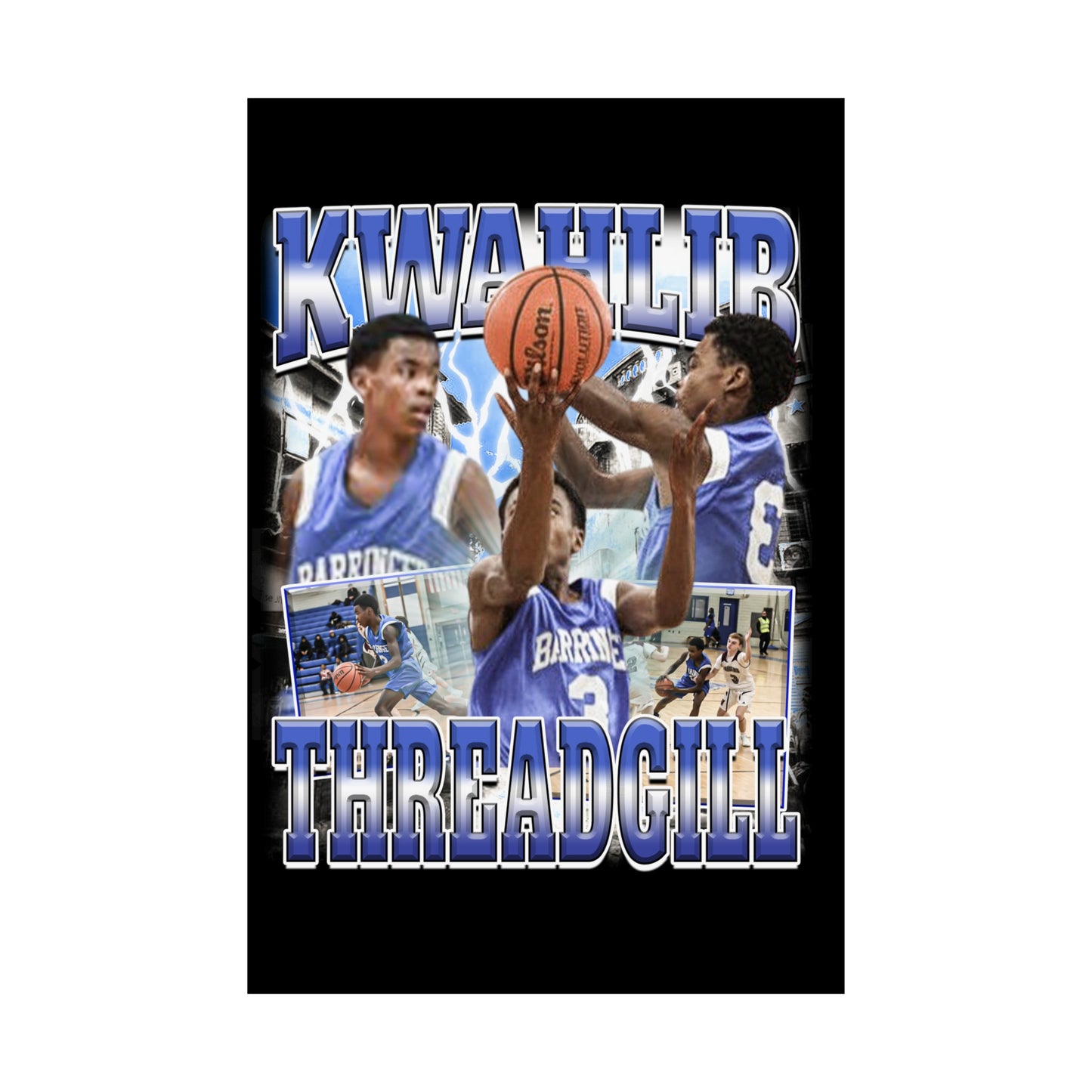 Kwahlib Threadgill Poster 24" x 36"