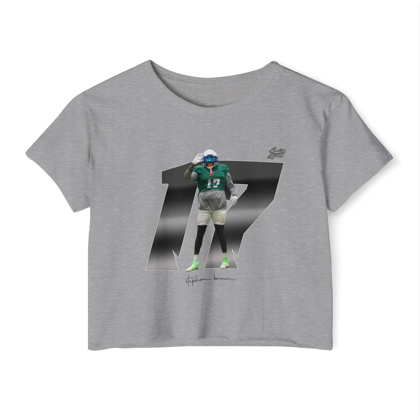 stephon brown Crop Top