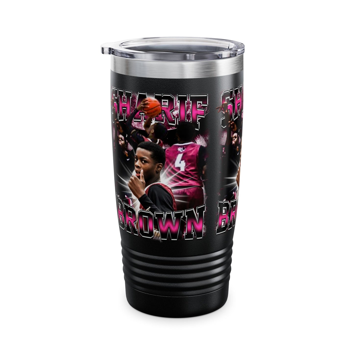 Sharif Brown Stainless Steel Tumbler