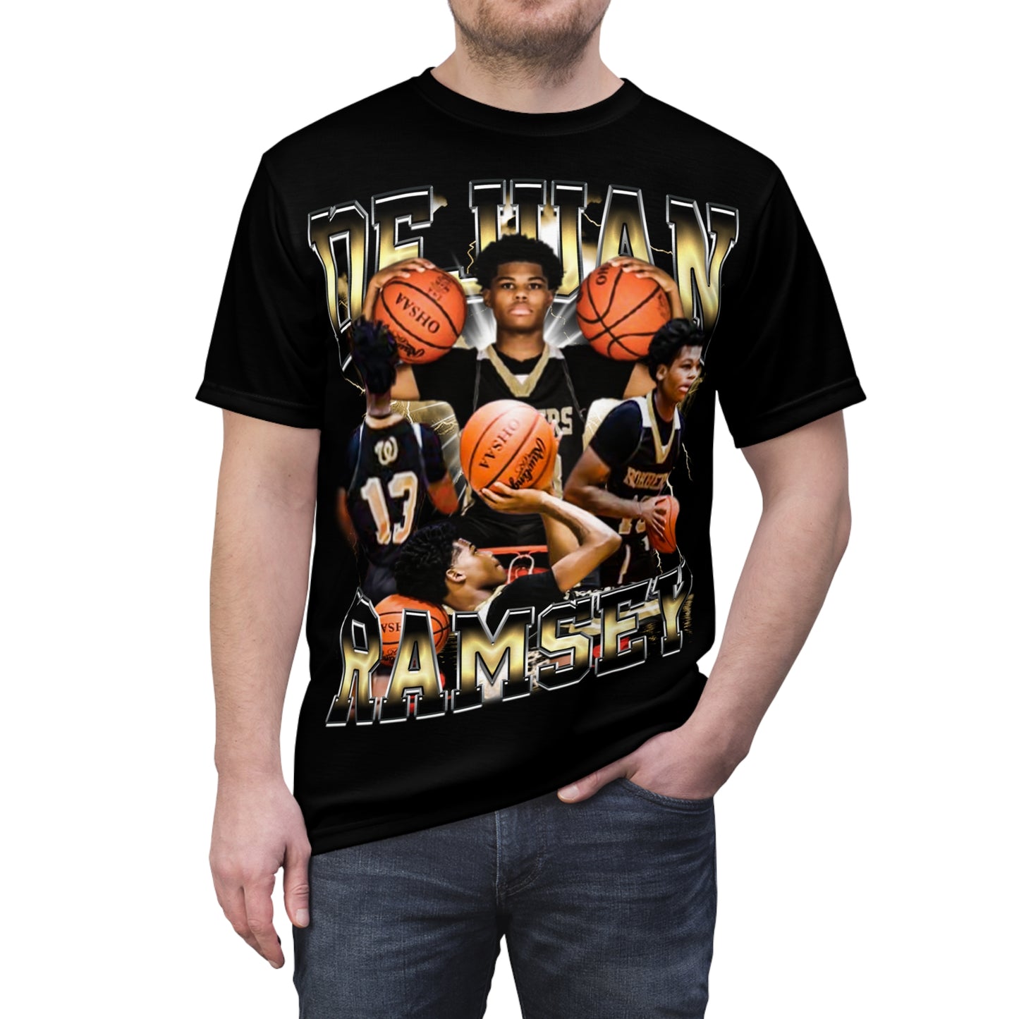 Dejuan Ramsey Vintage Full Print Tee